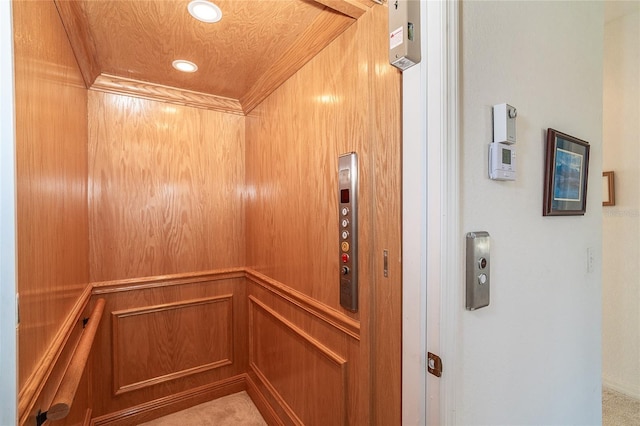 3929 Cape Haze Dr Unit 101, Rotonda West, FL 33947 - elevator with recessed lighting