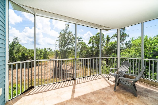 3929 Cape Haze Dr Unit 101, Rotonda West, FL 33947 - view of unfurnished sunroom