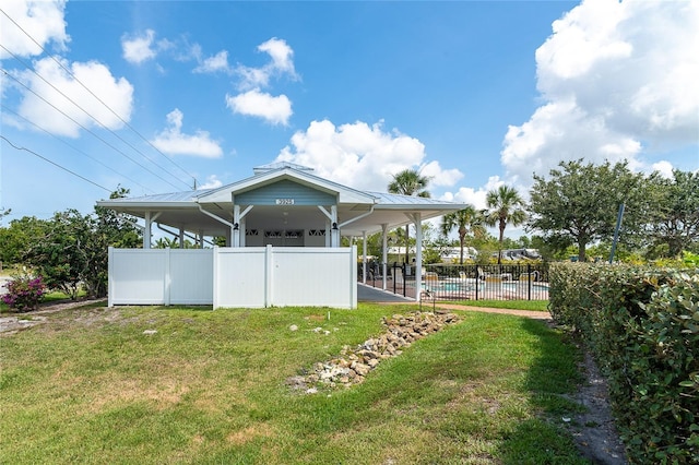 3929 Cape Haze Dr Unit 101, Rotonda West, FL 33947 - view of yard