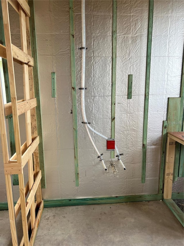 misc room featuring concrete floors