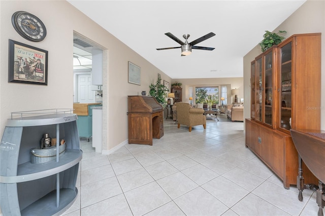 146 Rotonda Cir, Rotonda West, FL 33947 - hallway with light tile patterned flooring and baseboards