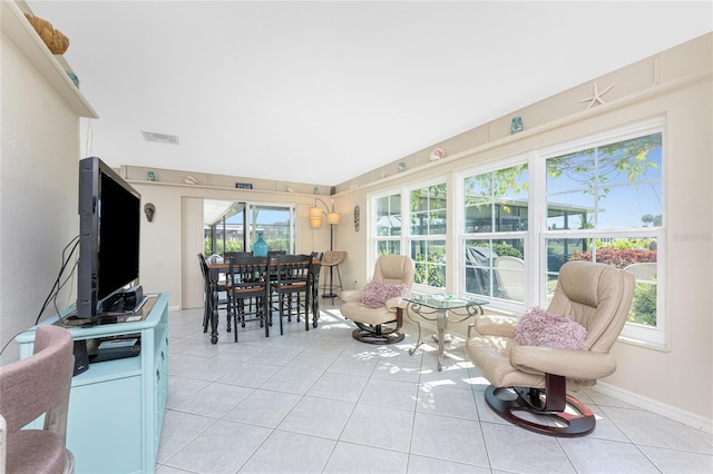 146 Rotonda Cir, Rotonda West, FL 33947 - sunroom / solarium with tile patterned flooring