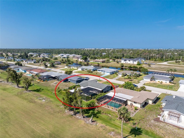 146 Rotonda Cir, Rotonda West, FL 33947 - aerial perspective of suburban area