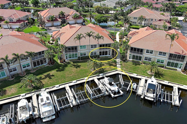 2590 Tarpon Cove Dr Unit 811, Punta Gorda, FL 33950 - aerial perspective of suburban area with a nearby body of water