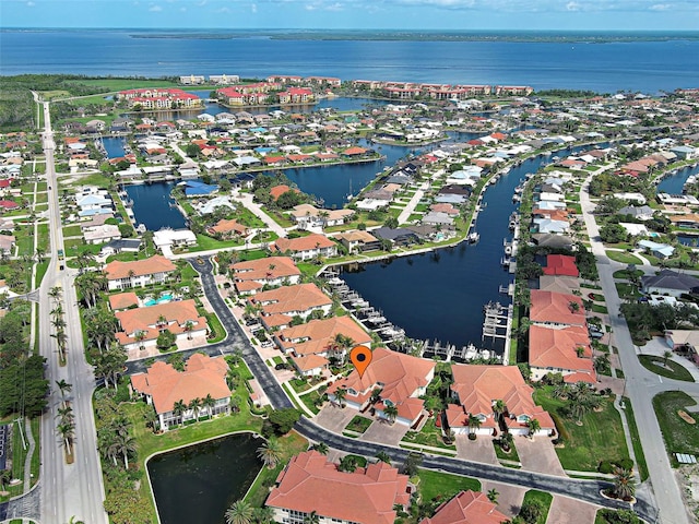 2590 Tarpon Cove Dr Unit 811, Punta Gorda, FL 33950 - view of property location with a large body of water and nearby suburban area