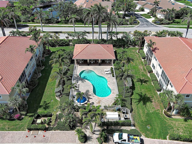 2590 Tarpon Cove Dr Unit 811, Punta Gorda, FL 33950 - aerial perspective of suburban area with a pool