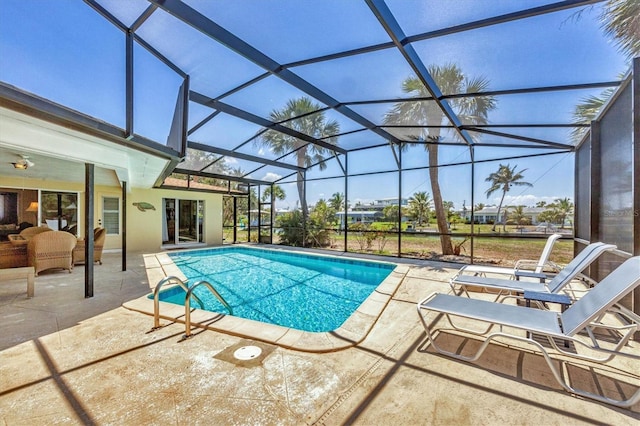 500 Green Dolphin Dr S, Placida, FL 33946 - outdoor pool with a patio and a lanai