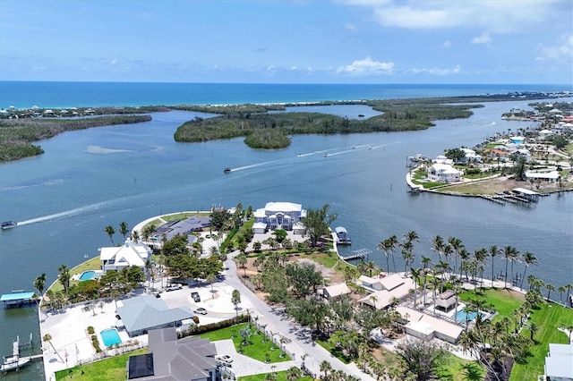 565 Green Dolphin Dr S, Placida, FL 33946 - bird's eye view of a nearby body of water