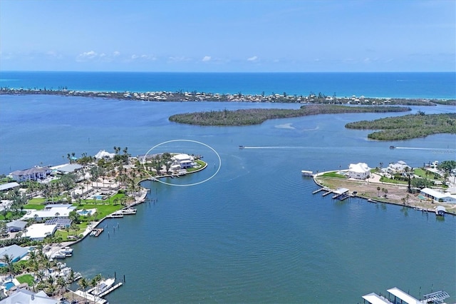 565 Green Dolphin Dr S, Placida, FL 33946 - drone / aerial view of a large body of water