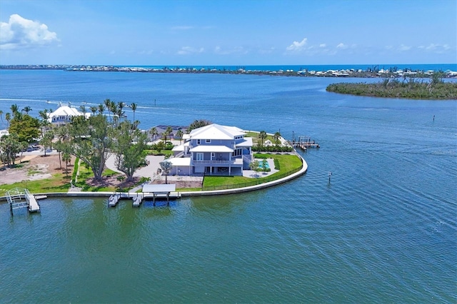 565 Green Dolphin Dr S, Placida, FL 33946 - drone / aerial view of a nearby body of water