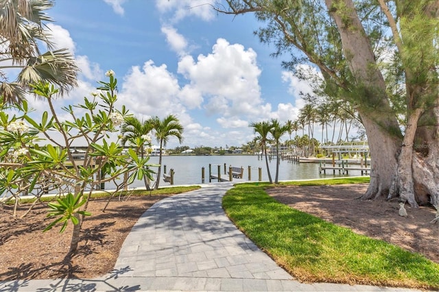 565 Green Dolphin Dr S, Placida, FL 33946 - dock featuring a water view