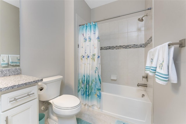 13859 Vadini St, Venice, FL 34293 - full bath featuring vanity, shower / tub combo, and toilet
