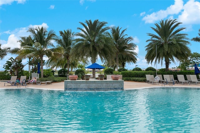 13859 Vadini St, Venice, FL 34293 - community pool with a patio