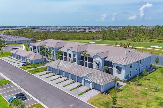 12470 Wellen Golf St Unit 108, Venice, FL 34293 - aerial perspective of suburban area featuring a golf course