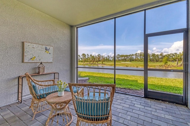 12470 Wellen Golf St Unit 108, Venice, FL 34293 - sunroom / solarium with a water view