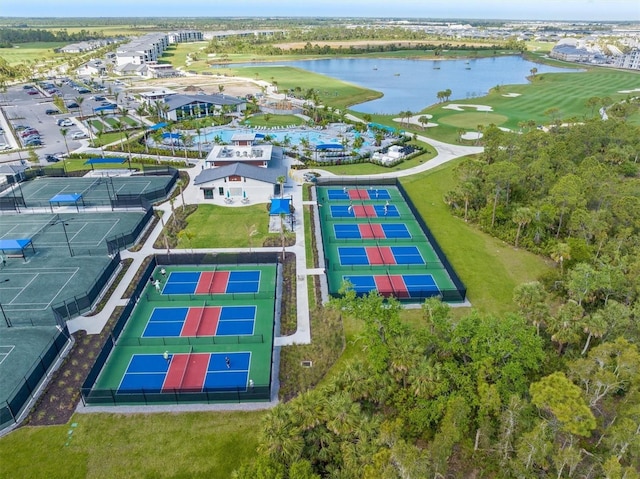 12470 Wellen Golf St Unit 108, Venice, FL 34293 - bird's eye view of a large body of water and a local golf course