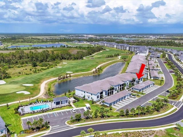 12470 Wellen Golf St Unit 108, Venice, FL 34293 - aerial view of a large body of water and a golf course