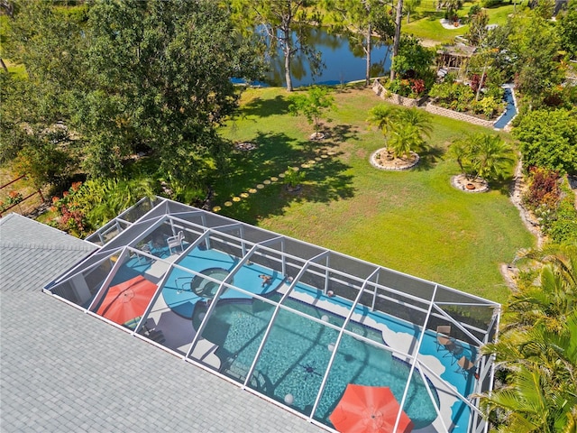 116 Tournament Rd, Rotonda West, FL 33947 - drone / aerial view of a large body of water