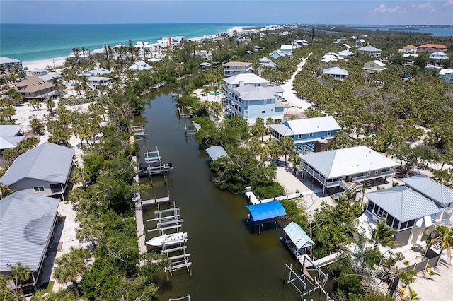 180 N Gulf Blvd Unit 5, Placida, FL 33946 - aerial perspective of suburban area featuring a nearby body of water