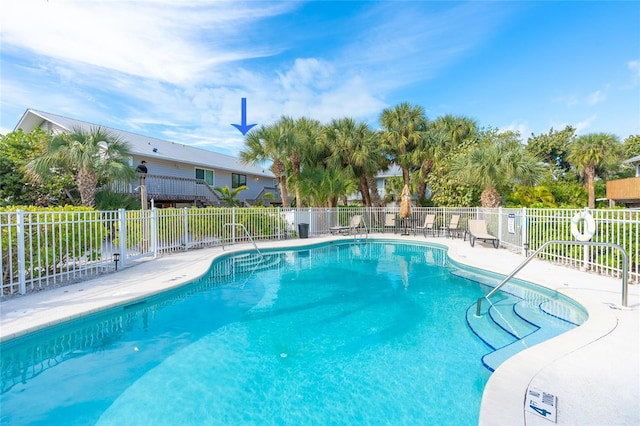 180 N Gulf Blvd Unit 5, Placida, FL 33946 - community pool with a patio area
