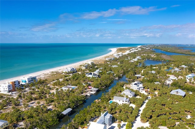 180 N Gulf Blvd Unit 5, Placida, FL 33946 - aerial overview of property's location featuring waterfront with a beach