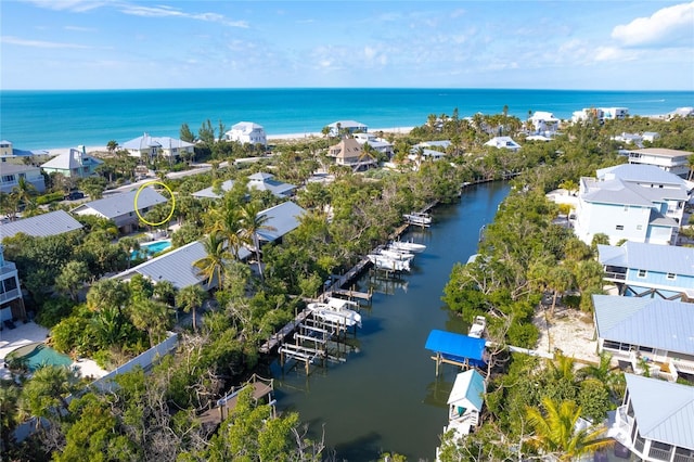 180 N Gulf Blvd Unit 5, Placida, FL 33946 - aerial perspective of suburban area with a large body of water