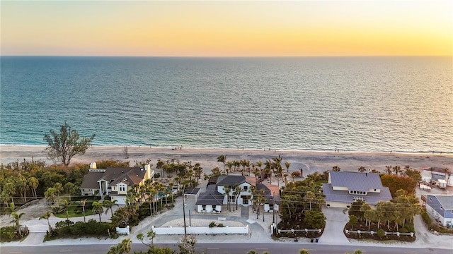8500 Manasota Key Rd, Englewood, FL 34223 - drone / aerial view of waterfront with a beach