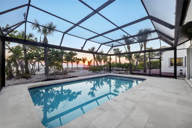 8500 Manasota Key Rd, Englewood, FL 34223 - outdoor pool featuring a patio area and a lanai