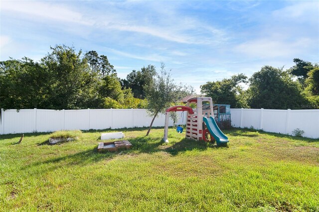 2408 Bonanza Ln, North Port, FL 34286 - view of yard featuring a playground