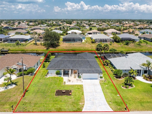 209 Fairway Rd, Rotonda West, FL 33947 - aerial view of residential area featuring property parcel outlined