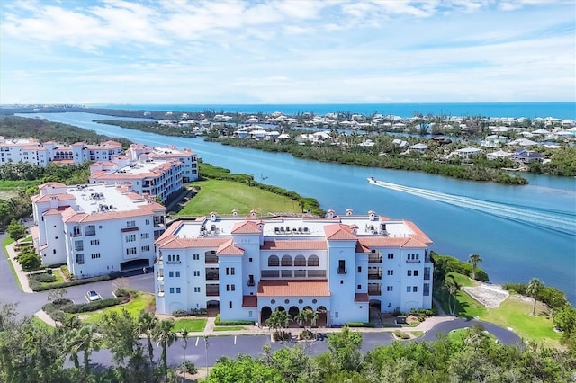 11100 Hacienda Del Mar Blvd Unit G-304, Placida, FL 33946 - drone / aerial view of a large body of water and apartment complex / building