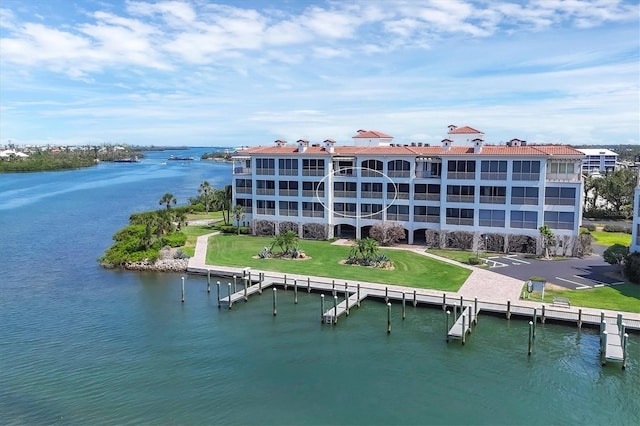 11100 Hacienda Del Mar Blvd Unit G-304, Placida, FL 33946 - water view featuring a dock