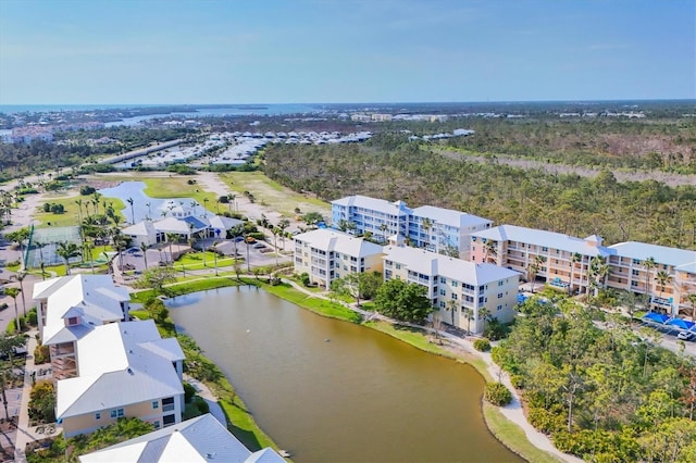 8411 Placida Rd Unit 404, Placida, FL 33946 - drone / aerial view of a large body of water and apartment complex