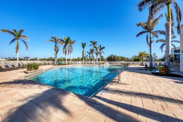 8411 Placida Rd Unit 404, Placida, FL 33946 - community pool with a patio