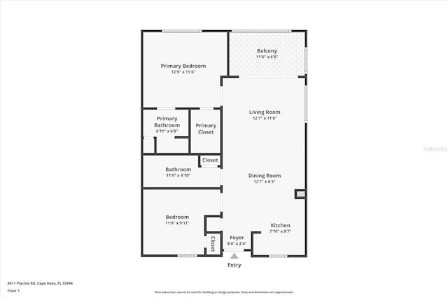 8411 Placida Rd Unit 404, Placida, FL 33946 - home floor plan