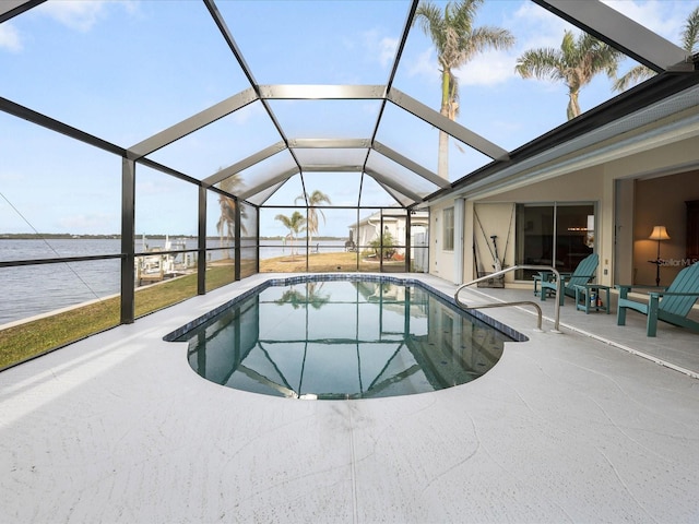 2295 Chilcote Ter, Port Charlotte, FL 33981 - outdoor pool featuring a patio area and a lanai