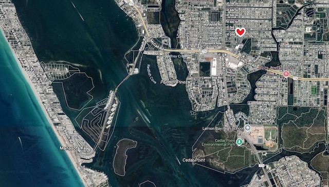 859 E 2nd St, Englewood, FL 34223 - aerial view of property's location