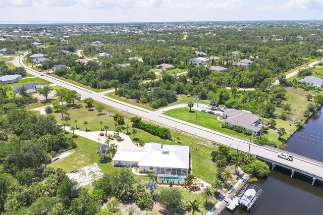 8127 Consul St, Port Charlotte, FL 33981 - drone / aerial view of a nearby body of water