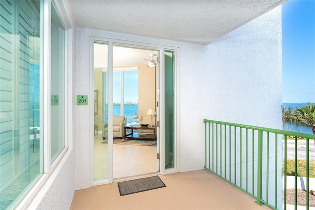 1375 Beach Rd Unit 201, Englewood, FL 34223 - balcony with a water view