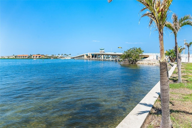 1375 Beach Rd Unit 201, Englewood, FL 34223 - water view with a notable bridge
