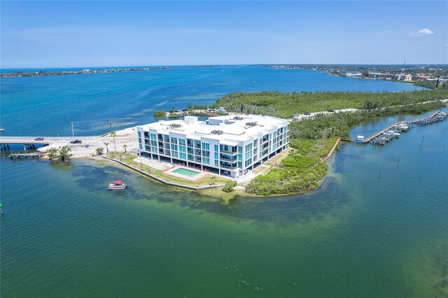 1375 Beach Rd Unit 201, Englewood, FL 34223 - bird's eye view of a large body of water
