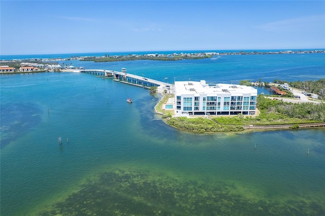 1375 Beach Rd Unit 201, Englewood, FL 34223 - bird's eye view of a nearby body of water and a notable bridge