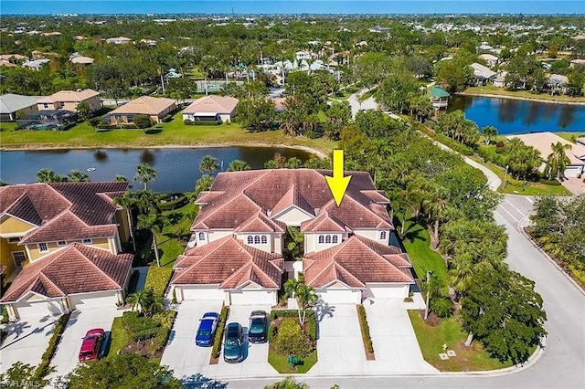 13091 Sandy Key Bnd Unit 104, North Fort Myers, FL 33903 - aerial perspective of suburban area with a nearby body of water