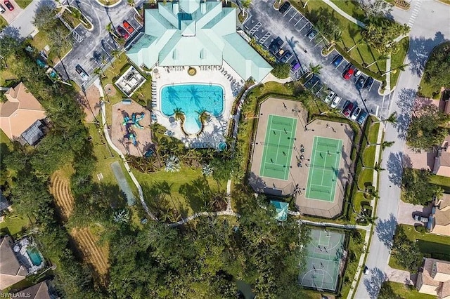 13091 Sandy Key Bnd Unit 104, North Fort Myers, FL 33903 - aerial view of property's location with a pool