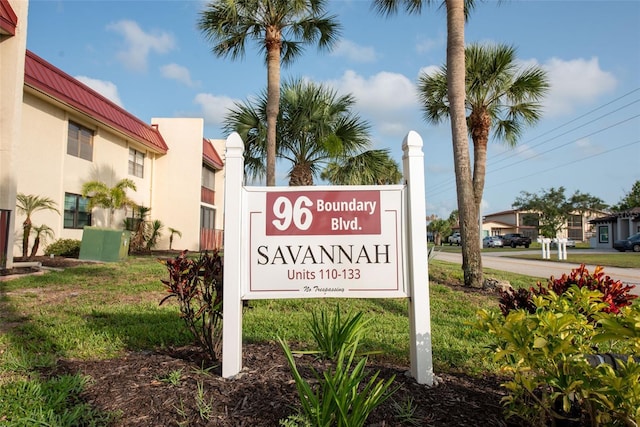 96 Boundary Blvd Unit 112, Rotonda West, FL 33947 - view of community / neighborhood sign
