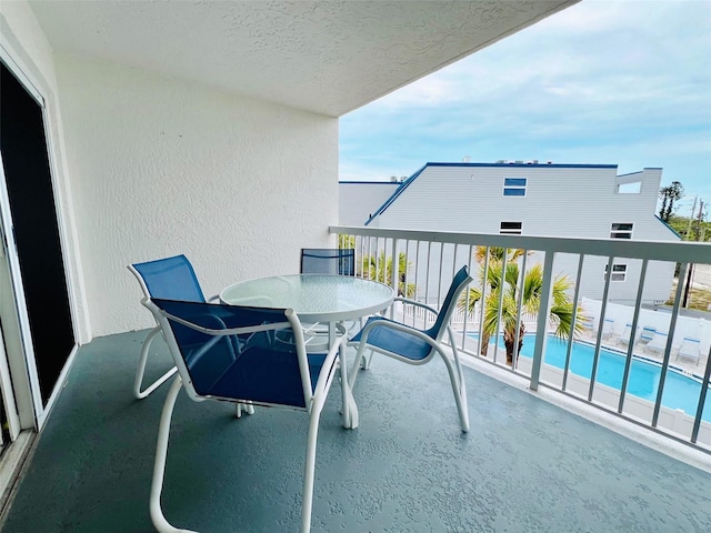 2380 N Beach Rd Unit 210, Englewood, FL 34223 - balcony featuring view of pool area
