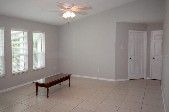 21 Sportsman Way, Rotonda West, FL 33947 - empty room featuring a ceiling fan and baseboards