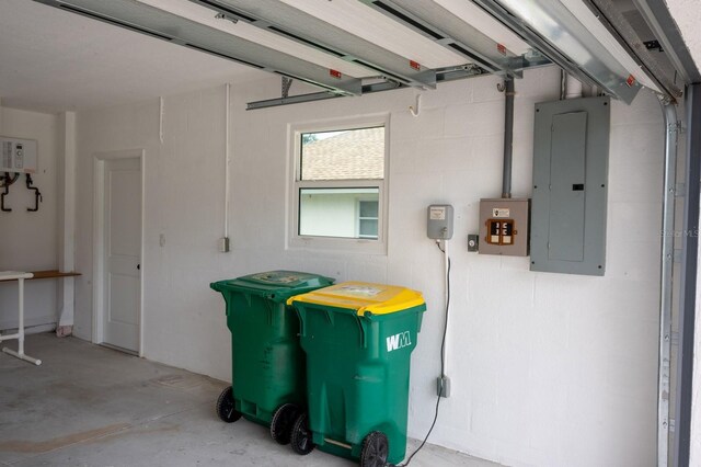 21 Sportsman Way, Rotonda West, FL 33947 - garage with electric panel and water heater