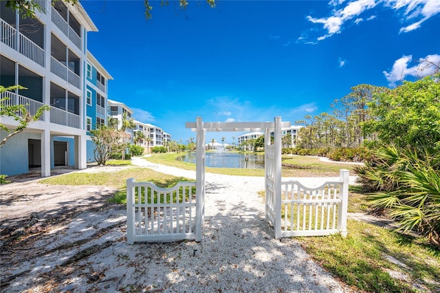8405 Placida Rd Unit 406, Placida, FL 33946 - view of community featuring a water view