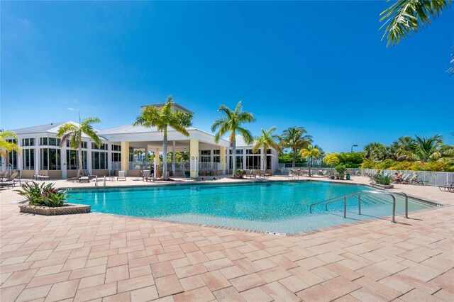 8405 Placida Rd Unit 406, Placida, FL 33946 - community pool with a patio area